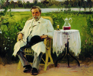 Portrait of I. E. Tsvetkov - Vladimir Makovsky