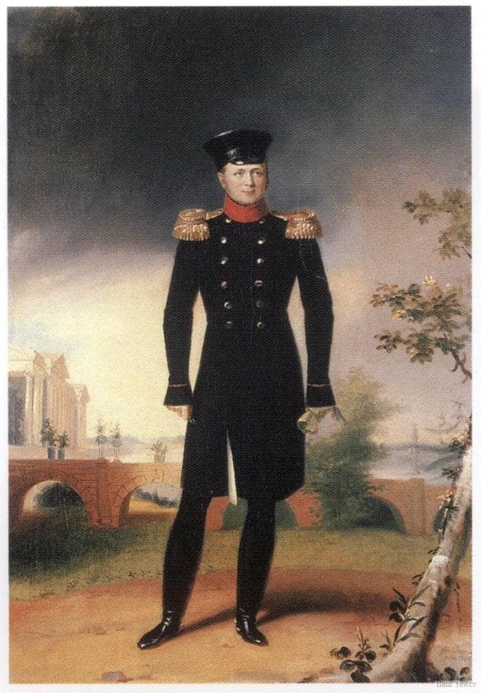 Portrait of Imperator Alexander I of Russia by George Dawe — hand-painted portrait oil painting reproduction on canvas