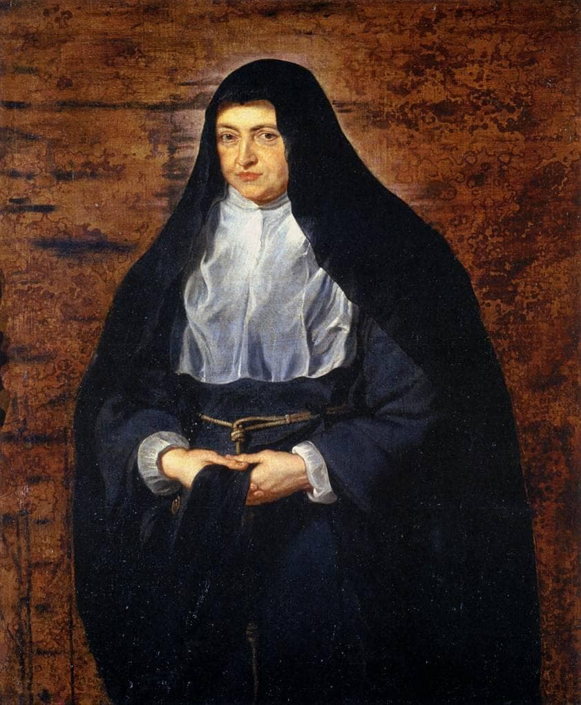 Portrait of Infanta Clara Eugenia, Governess of the Netherlands by Peter Paul Rubens — hand-painted portrait oil painting reproduction on canvas