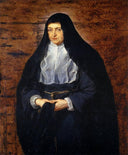 Portrait of Infanta Clara Eugenia, Governess of the Netherlands by Peter Paul Rubens — female oil painting wall art, Baroque