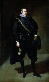 Portrait of Infante Don Carlos by Diego Velazquez — hand-painted portrait oil painting reproduction on canvas