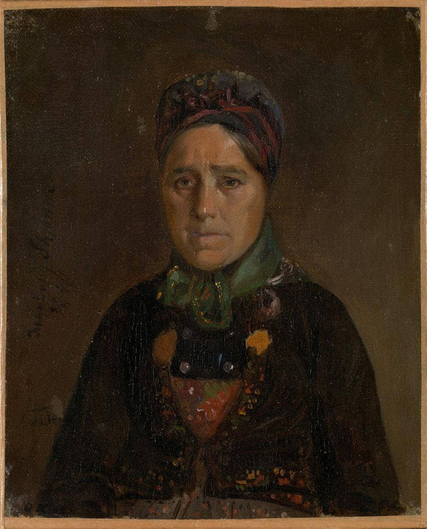 Portrait of Ingeborg Skjønne from Numedal