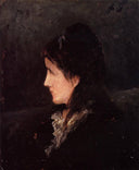 Portrait of Ingeborg Thaulow by Paul Gauguin — male oil painting wall art, Impressionism