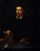 Portrait of Ippolito Riminaldi in apartment