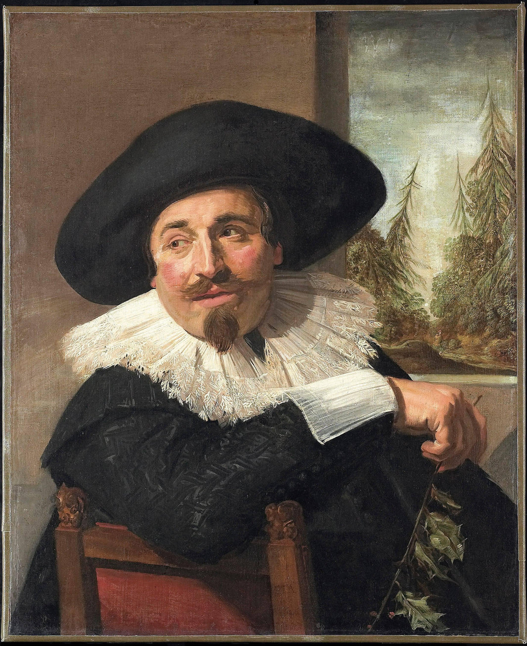 Portrait of Isaak Abrahamsz Massa by Frans Hals — hand-painted portrait oil painting reproduction on canvas