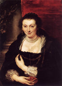 Portrait of Isabella Brant by Peter Paul Rubens — female oil painting wall art, Baroque