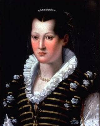 Portrait of Isabella Deâ Medici by Alessandro Allori — hand-painted portrait oil painting reproduction on canvas