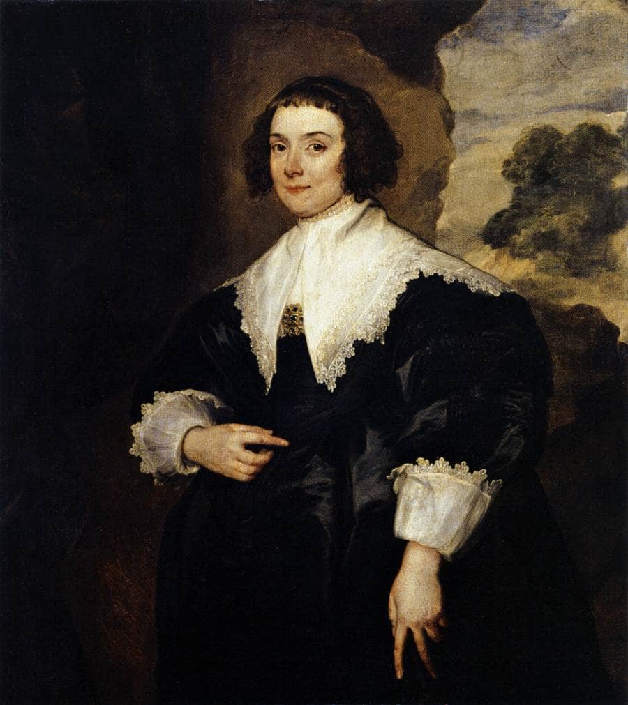 Portrait of Isabella van Assche, Wife of Justus van Meerstraten (d.1639) 1634 35 (oil on canvas) - Anthony van Dyck