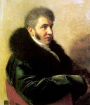 Portrait of Ivan Alexeevich Gagarin by Orest Kiprensky — male oil painting wall art, Romanticism