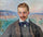 Portrait of Ivan Golubovsky in living room