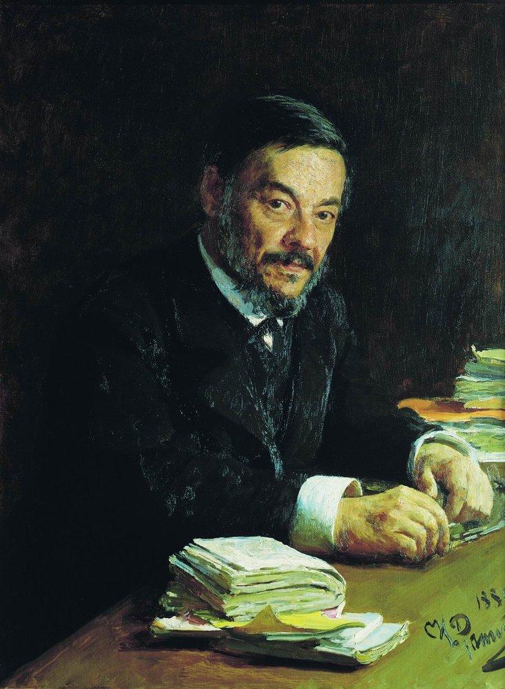 Portrait of Ivan Mikhaylovich Sechenov, Russian physiologist - Ilya Repin