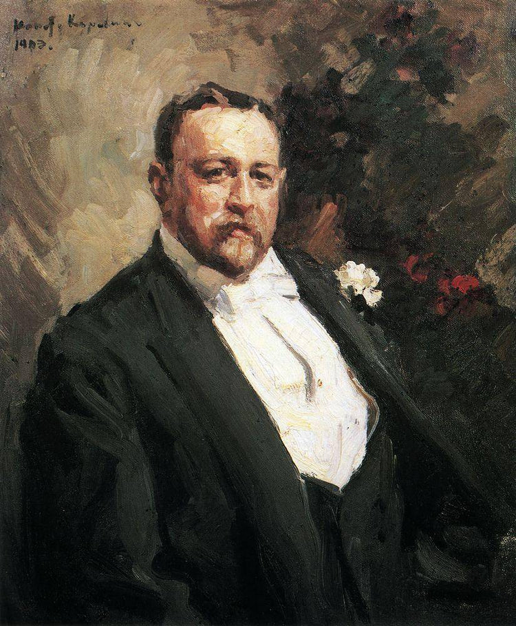 Portrait of Ivan Morosov - Konstantin Korovin