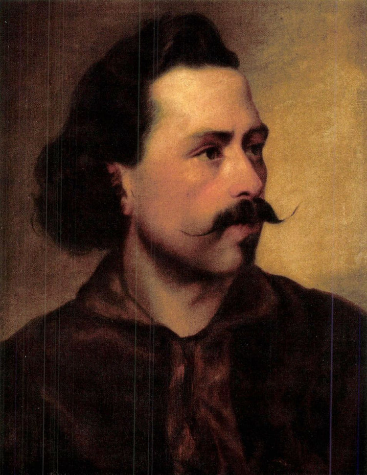 Portrait of József Borsos - August von Pettenkofen