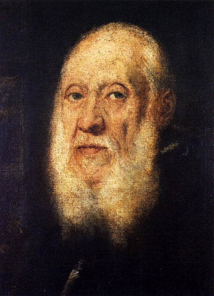 Portrait of Jacopo Sansovino - Tintoretto