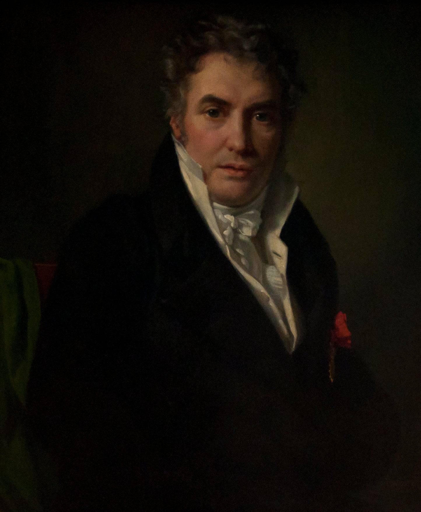 Portrait of Jacques-Louis David - François-Joseph Navez