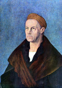 Portrait of Jakob Fugger by Albrecht Durer — male oil painting wall art, Northern Renaissance
