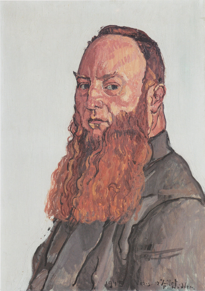 Portrait of James Vibert by Ferdinand Hodler — hand-painted portrait oil painting reproduction on canvas
