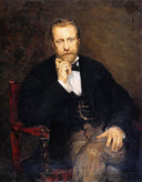 Portrait of Jean Cepeinick by Theo van Rysselberghe — male oil painting wall art, Realism