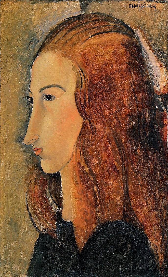 Portrait of Jeanne Hebuterne - Amedeo Modigliani