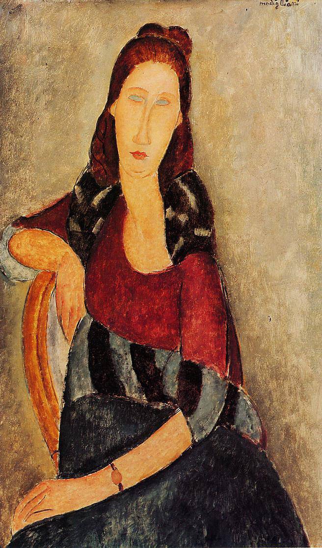 Portrait of Jeanne Hebuterne - Amedeo Modigliani