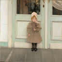 Portrait of Jeanne Kefer by Fernand Khnopff — children oil painting wall art, Realism