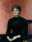 Portrait of Jelizaveta Zvantseva by Ilya Repin — female oil painting wall art, Realism