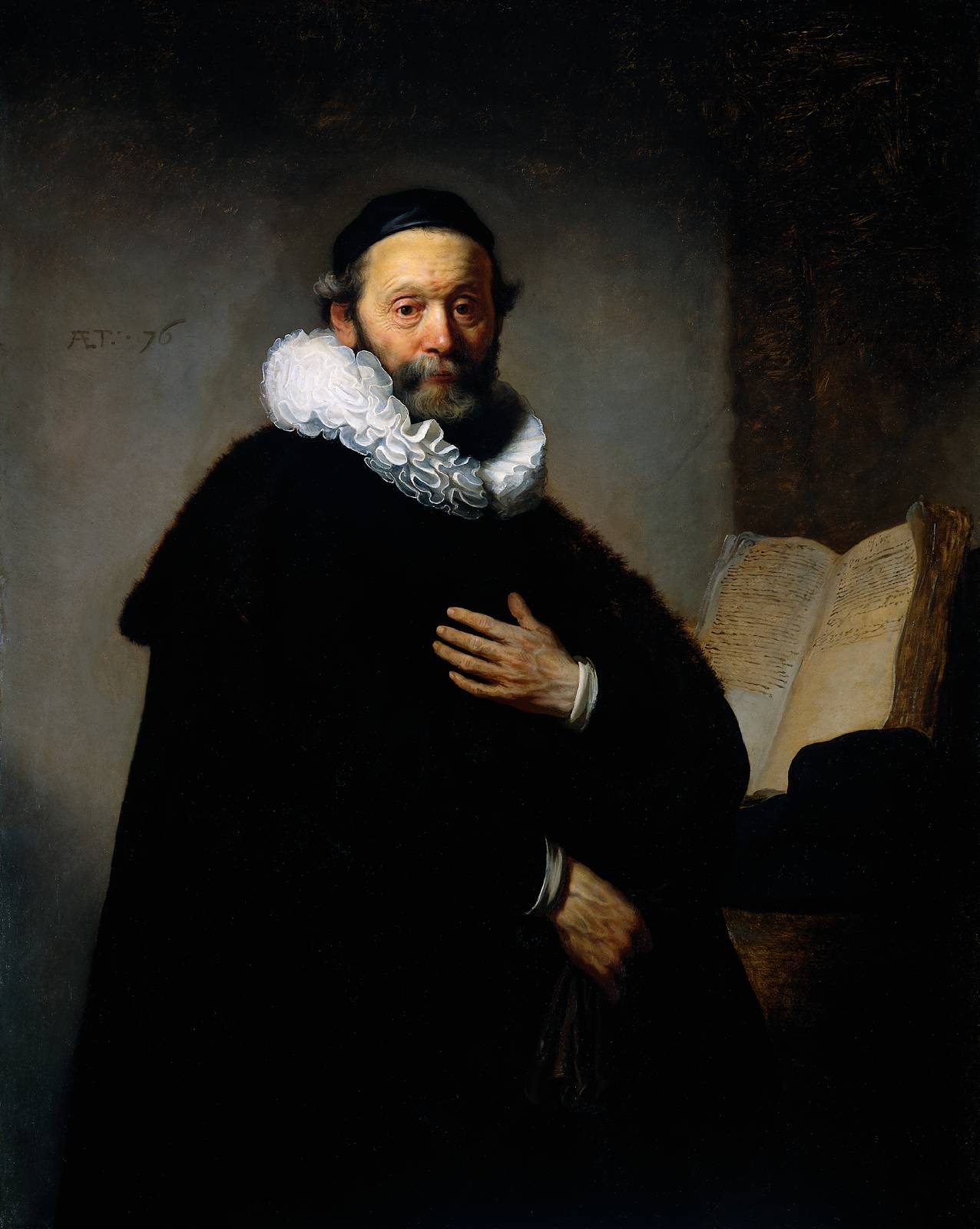 Portrait of Johannes Wtenbogaert - Rembrandt