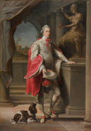 Portrait of John, 3rd Baron Monson of Burton by Pompeo Batoni — male oil painting wall art, Rococo