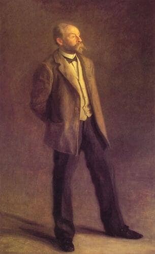Portrait of John McLure Hamilton by Thomas Eakins — hand-painted portrait oil painting reproduction on canvas