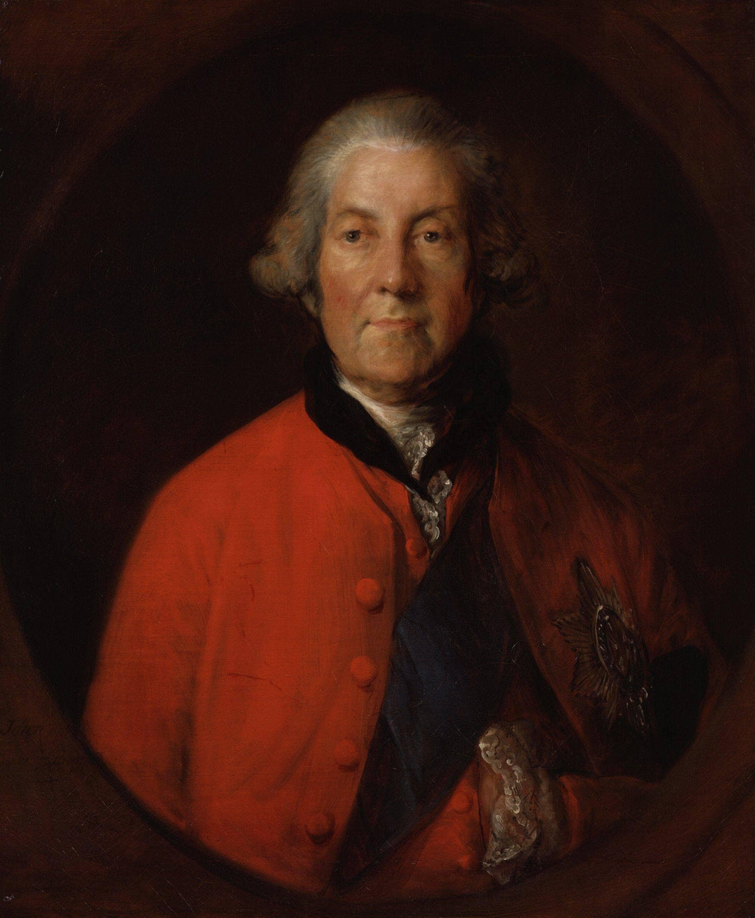 Portrait of John Russell, 4th Duke of Bedford by Thomas Gainsborough — hand-painted portrait oil painting reproduction on canvas