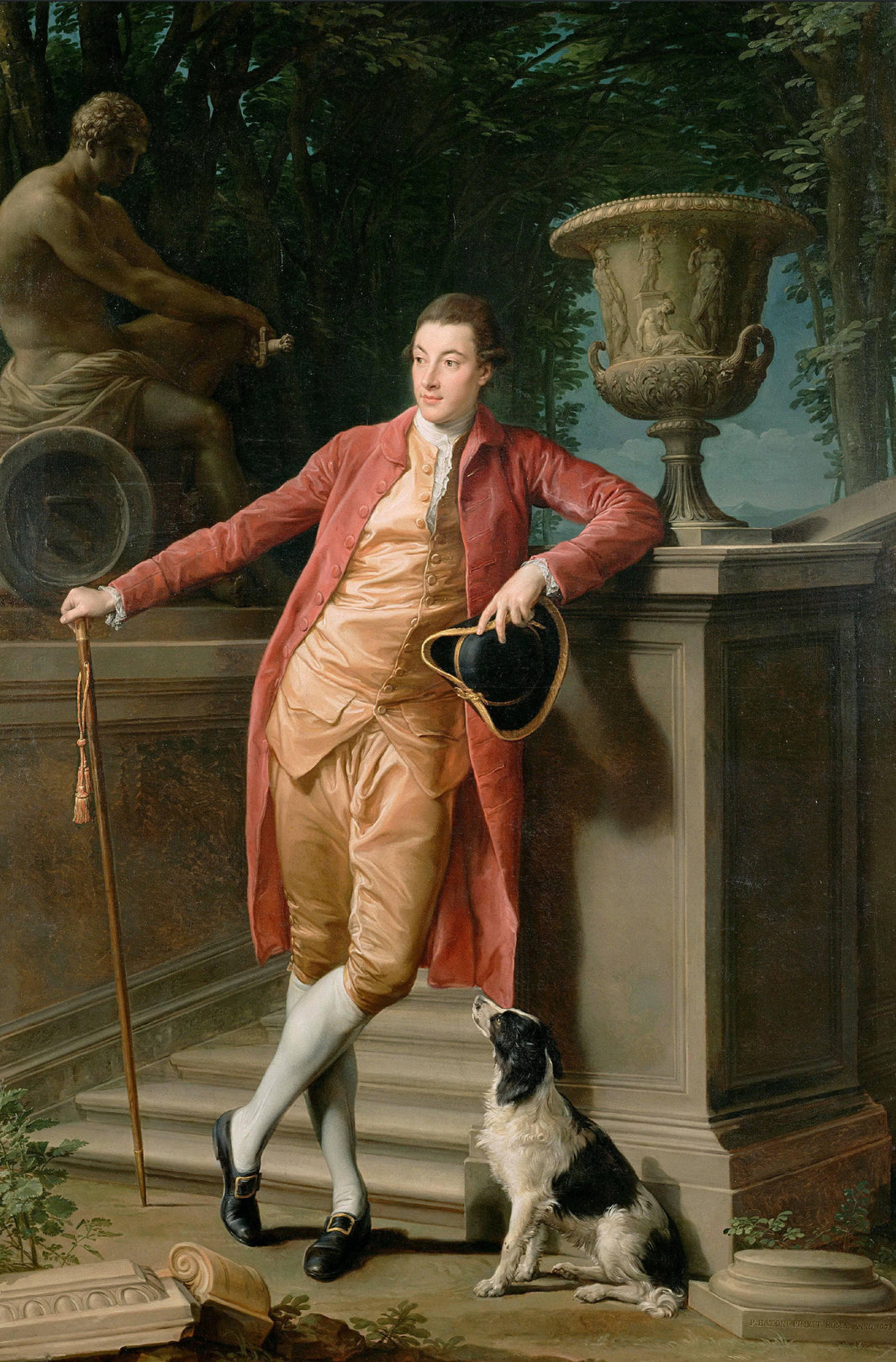 Portrait of John Talbot, Later 1st Earl Talbot by Pompeo Batoni — hand-painted portrait oil painting reproduction on canvas