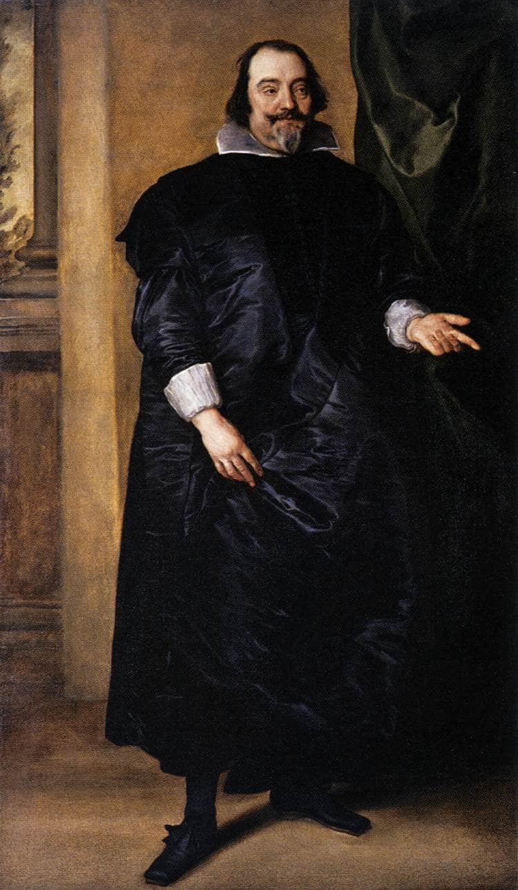 Portrait of Joost de Hertoghe by Anthony van Dyck — hand-painted portrait oil painting reproduction on canvas