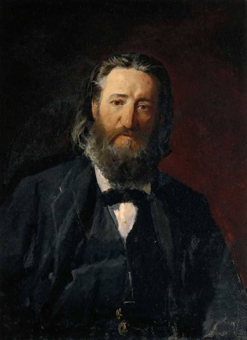 Portrait of Joseph Daumang - Nikolai Ge