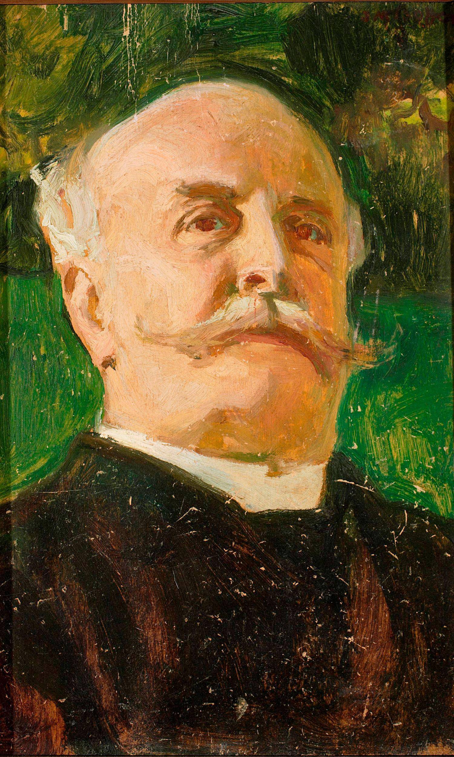Portrait of Juliusz Kossak - Józef Mehoffer