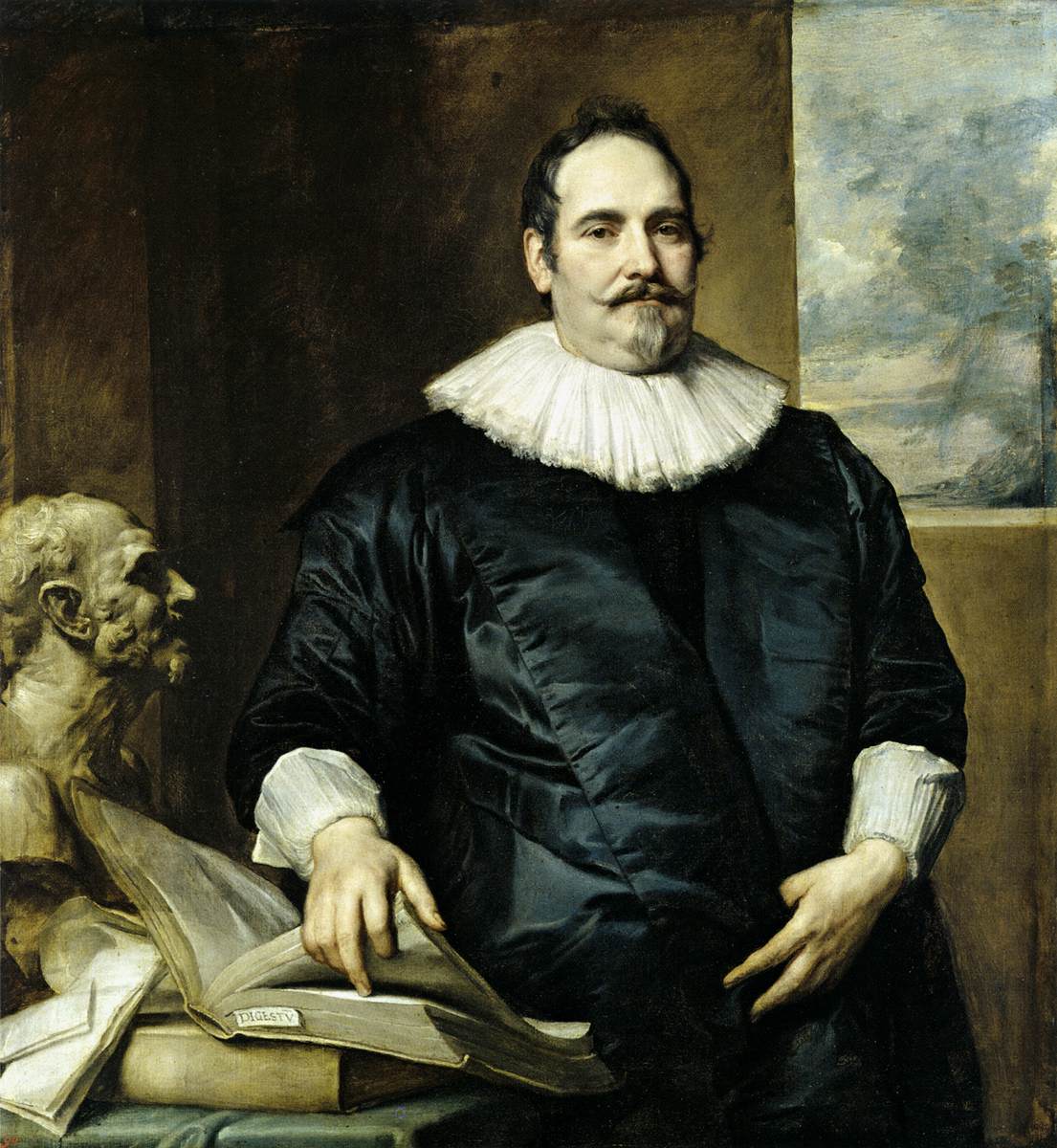 Portrait of Justus van Meerstraeten - Anthony van Dyck