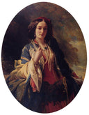 Portrait of Katarzyna Potocka by Franz Xaver Winterhalter — male oil painting wall art