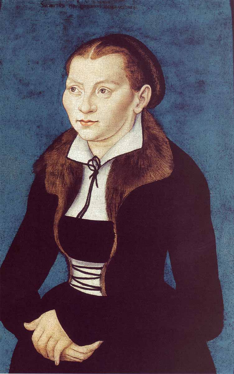 Portrait of Katharina von Bora - Lucas Cranach the Elder