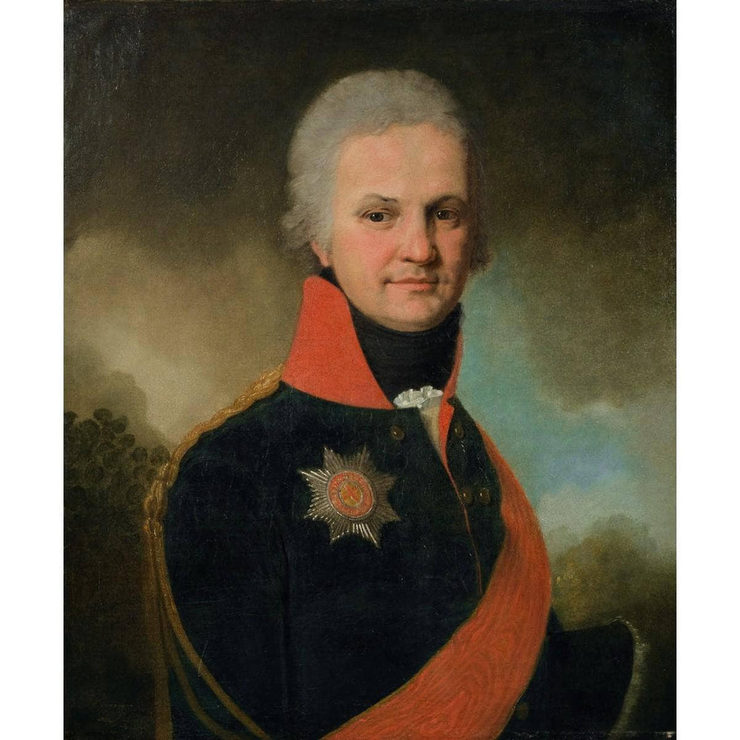Portrait of Khristofor von Benckendorff by Vladimir Borovikovsky — hand-painted portrait oil painting reproduction on canvas