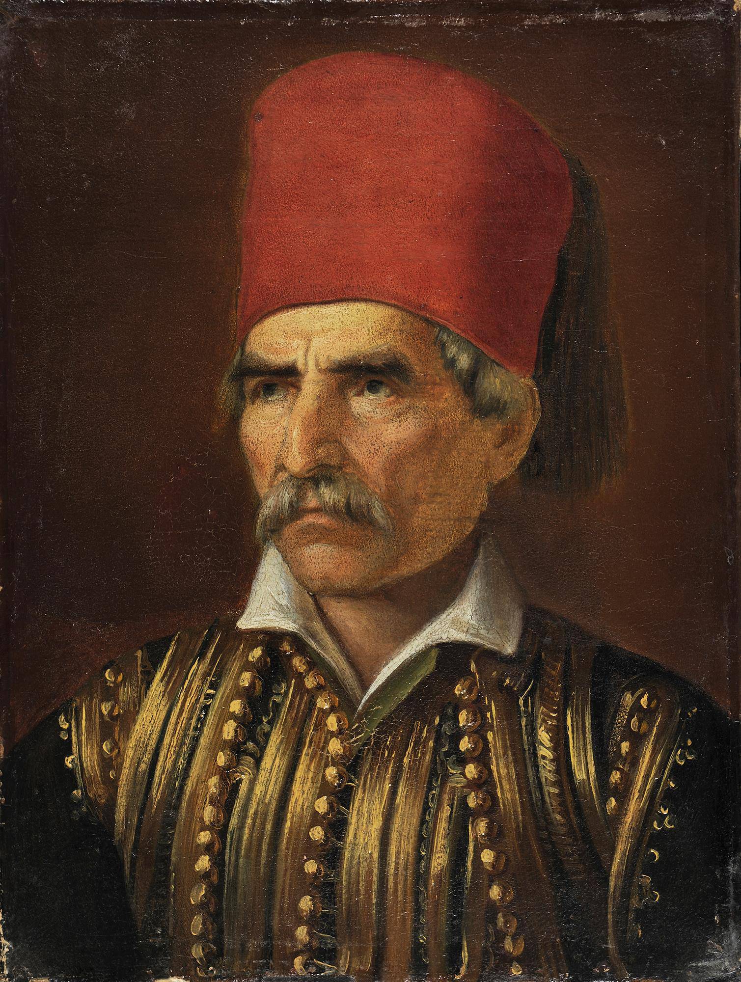 Portrait of Kolokotronis - Theodoros Vryzakis