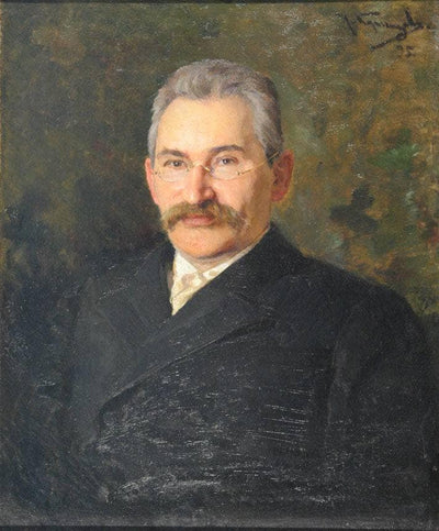 Portrait of Konstantin Andreevich Pyatnitsky, director of Rishelievskaya and II men's gymnasium in kitchen