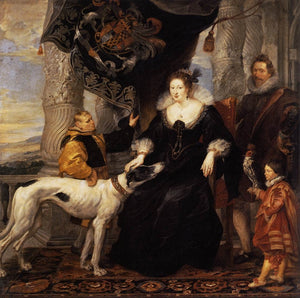 Portrait of Lady Arundel with her Train - Peter Paul Rubens