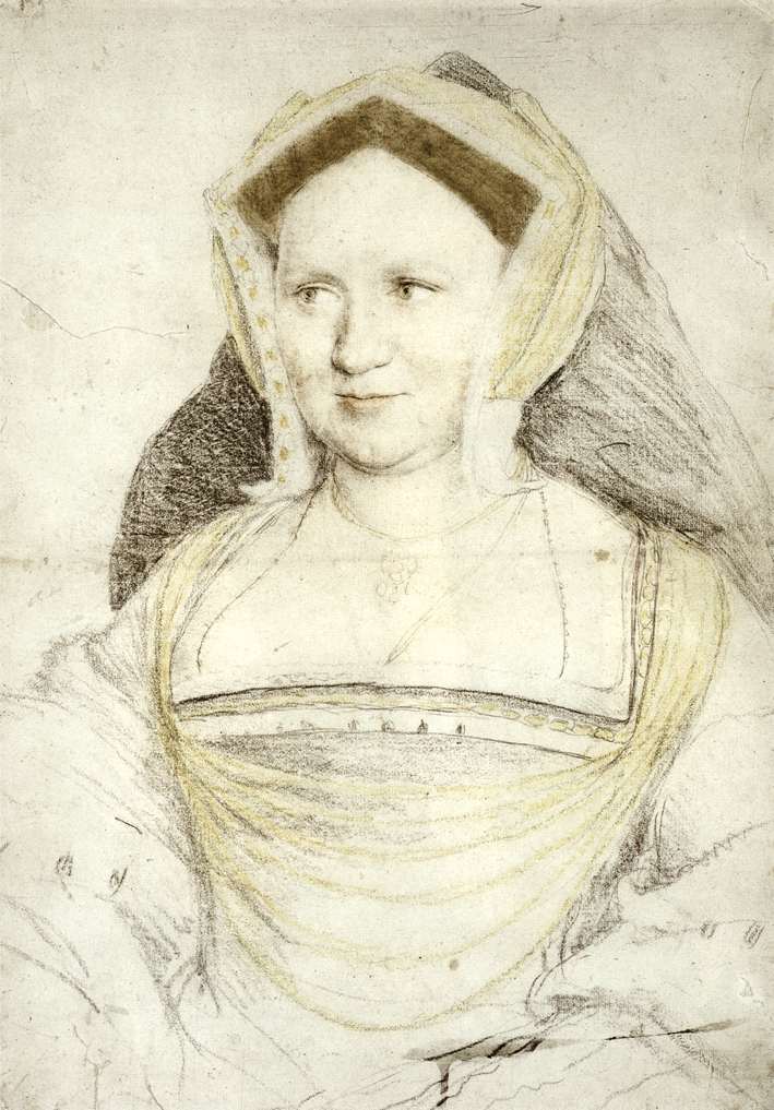 Portrait of Lady Mary Guildford - Hans Holbein the Younger