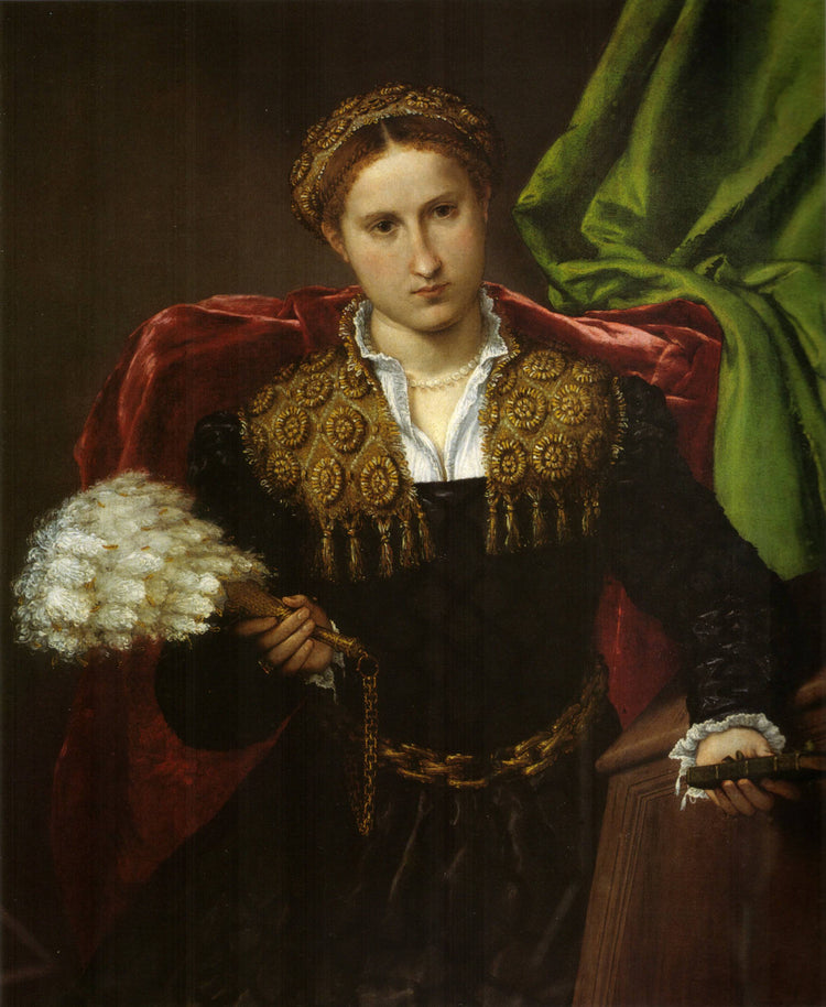 Portrait of Laura da Pola, wife of Febo da Brescia - Lorenzo Lotto