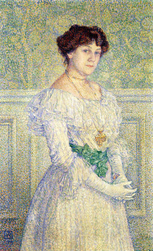 Portrait of Laure Fle - Theo van Rysselberghe