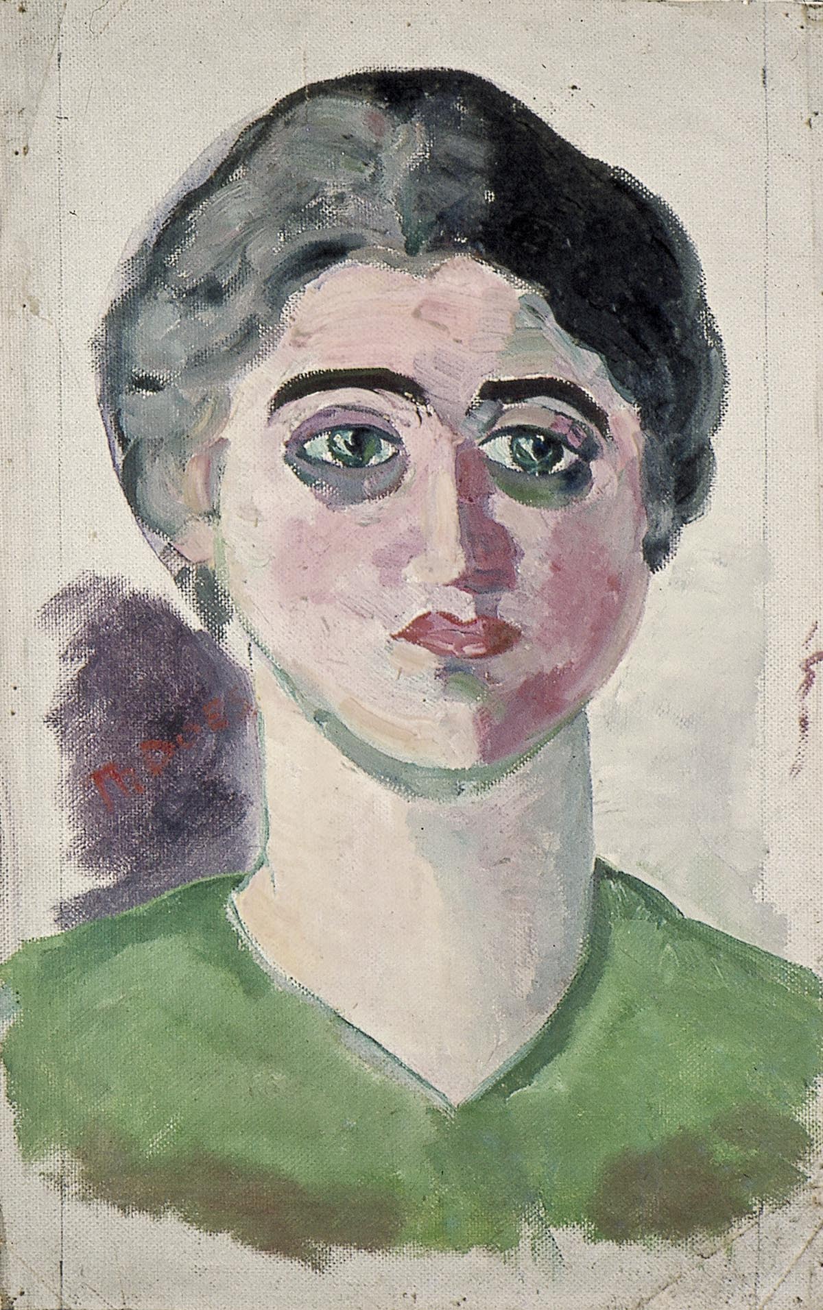 Portrait of Lena Milius - Theo van Doesburg