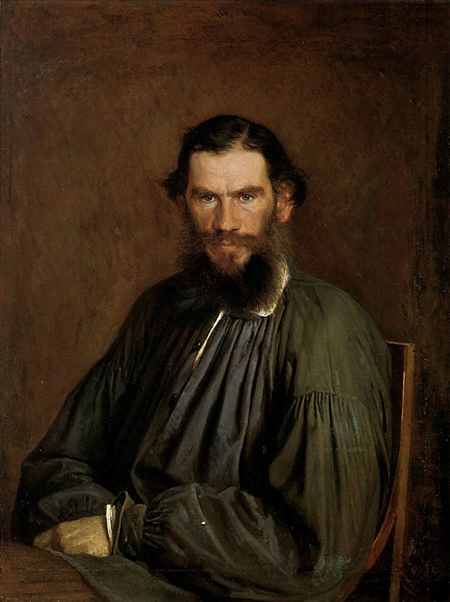 Portrait of Leo Tolstoy - Ivan Kramskoy