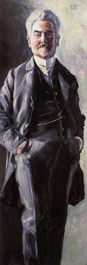 Portrait of Leopold Czihaczek, Standing by Egon Schiele, male oil painting wall art, Impressionism