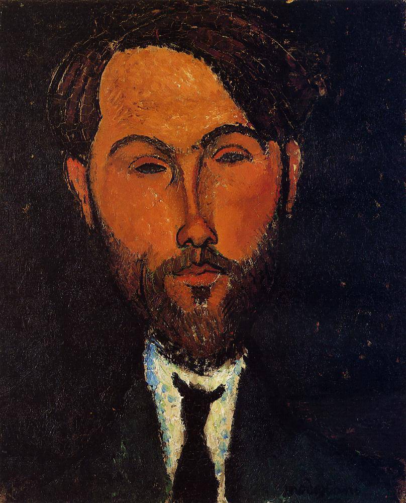 Portrait of Leopold Zborowski - Amedeo Modigliani