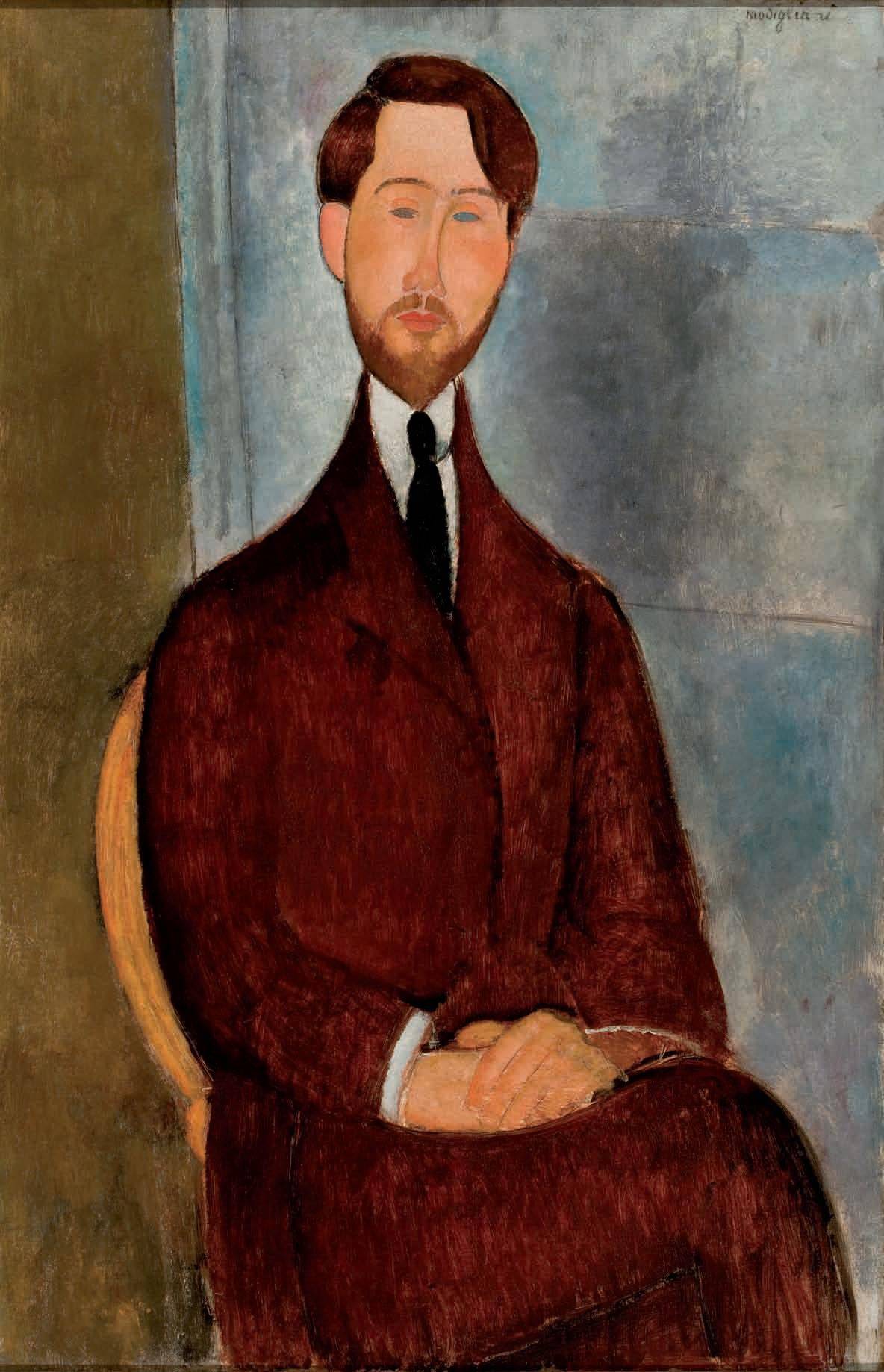 Portrait of Leopold Zborowski - Amedeo Modigliani