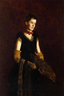 Portrait of Letitia Wilson Jordan by Thomas Eakins — hand-painted portrait oil painting reproduction on canvas